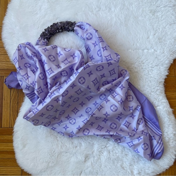 Monogram Scarf Necklace - Picture 6 of 6